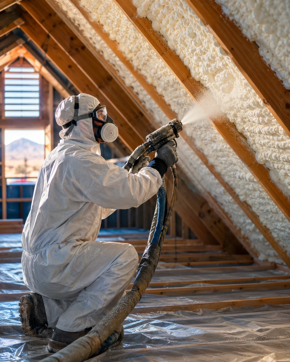 Spray Foam Insulation installation work in Arizona